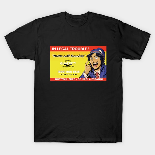 Better call Quackity T-Shirt by Sherry marciano